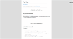 Desktop Screenshot of fasttext.caseyliss.com